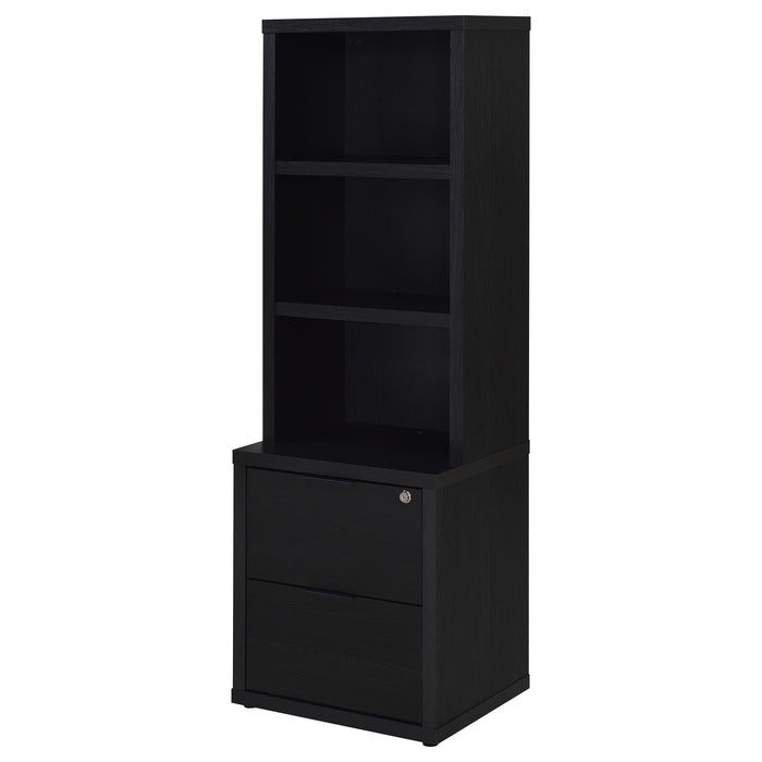 Geary - 3 Piece Wall Unit Bookcase Set With USB Storage