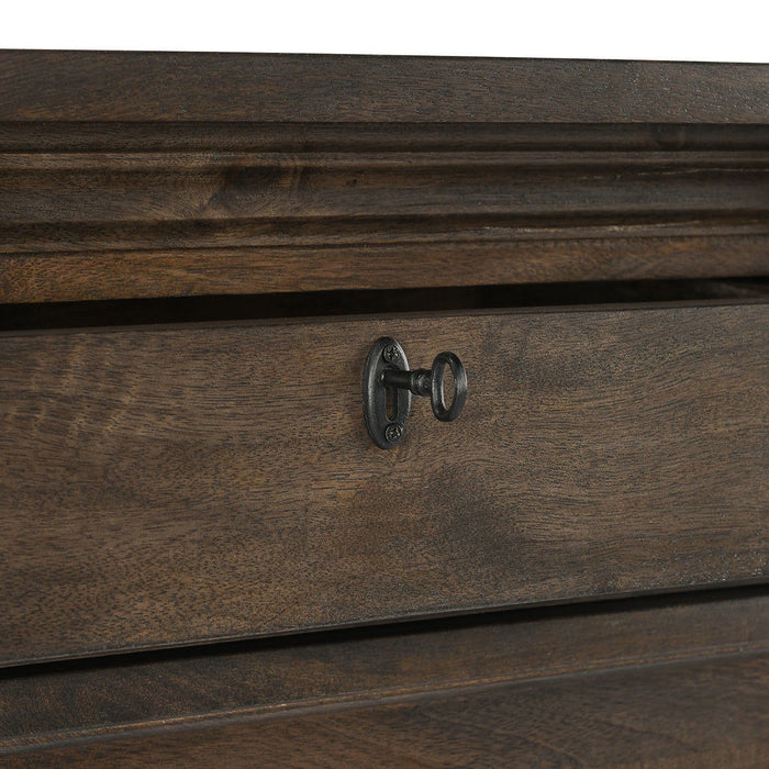 Adelaide - Wood 6 Drawer Chest - Cocoa Brown