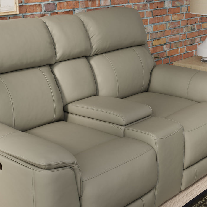 Oslo - Dual Power Reclining Loveseat With Console