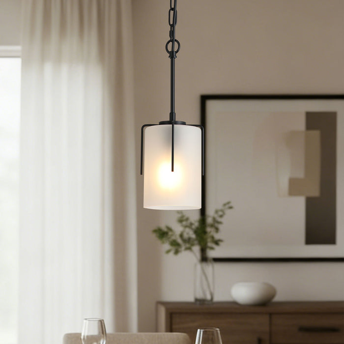 Adjustable Cylindrical Pendant Light