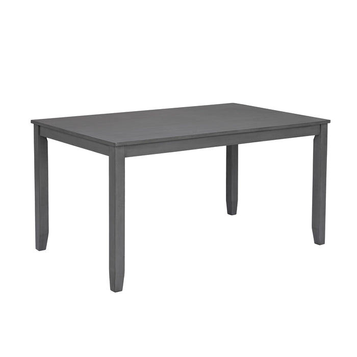 Kitchen Dining Set, Rectangular Dining Table & Upholstered Chairs