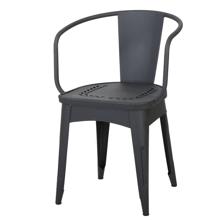 Ambrosia - 3 Piece Bistro Set With Leaf Motifs Top And Seat