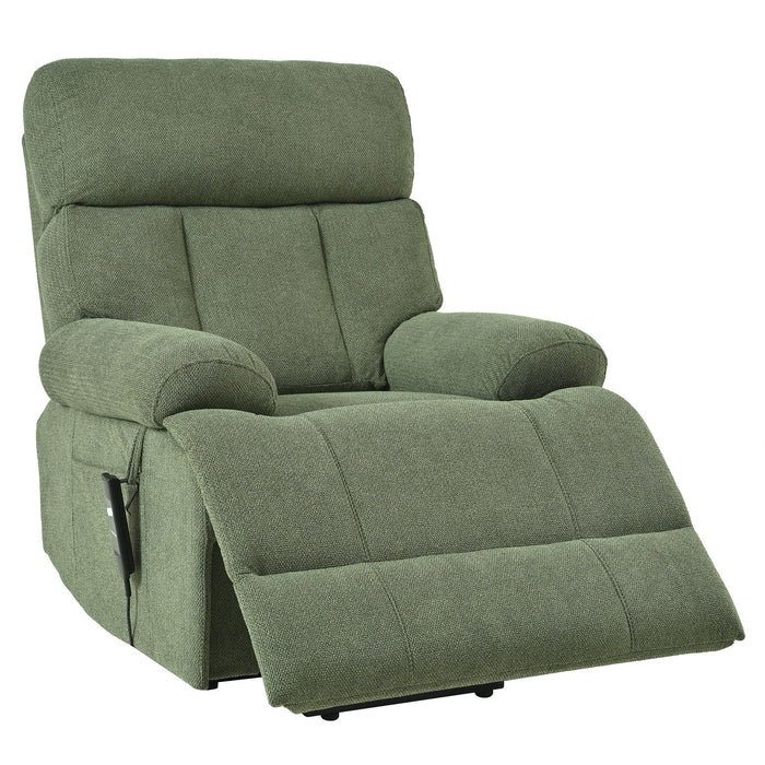 Oversized Power Lift Recliner Chai With Remote Control, Side Pocket, Spacious Seat