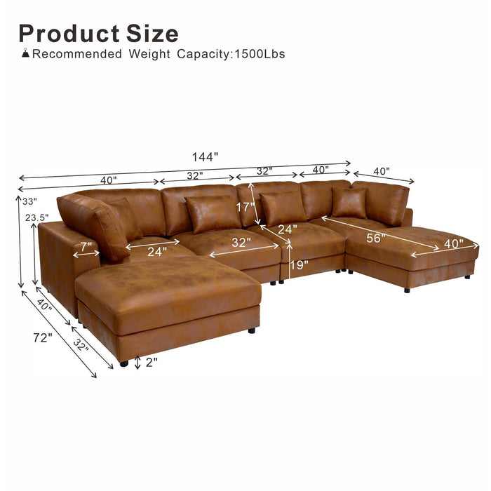 Modular Sectional With Removable Cushions