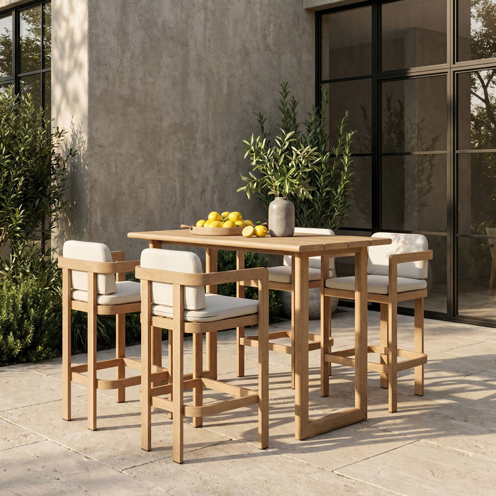 Outdoor Patio Bar Table - Natural