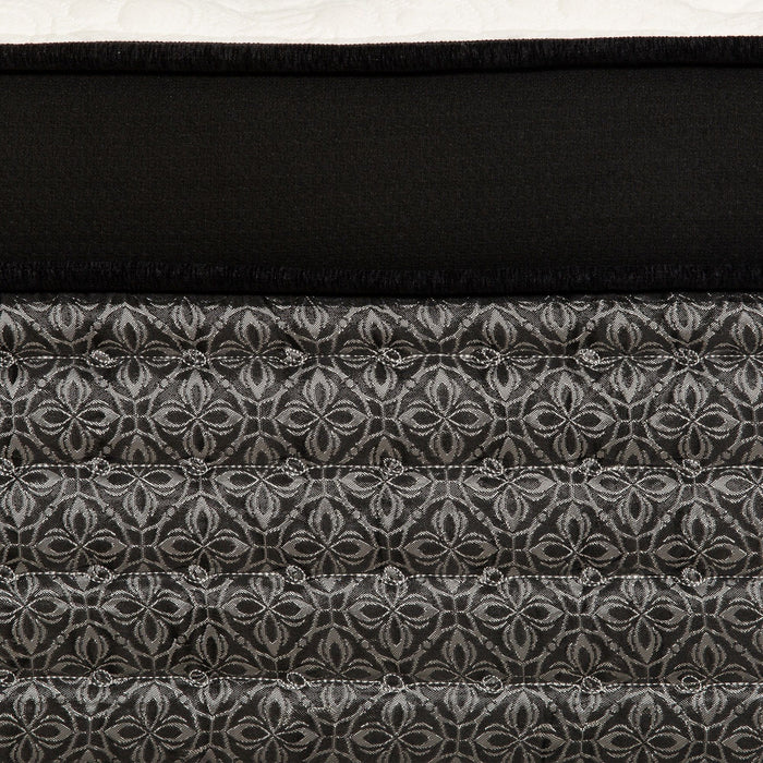 Premium 16" Queen Size Hybrid Mattress In A Box Plush Gel Memory Foam Top With Cooling Technology - Gray / White