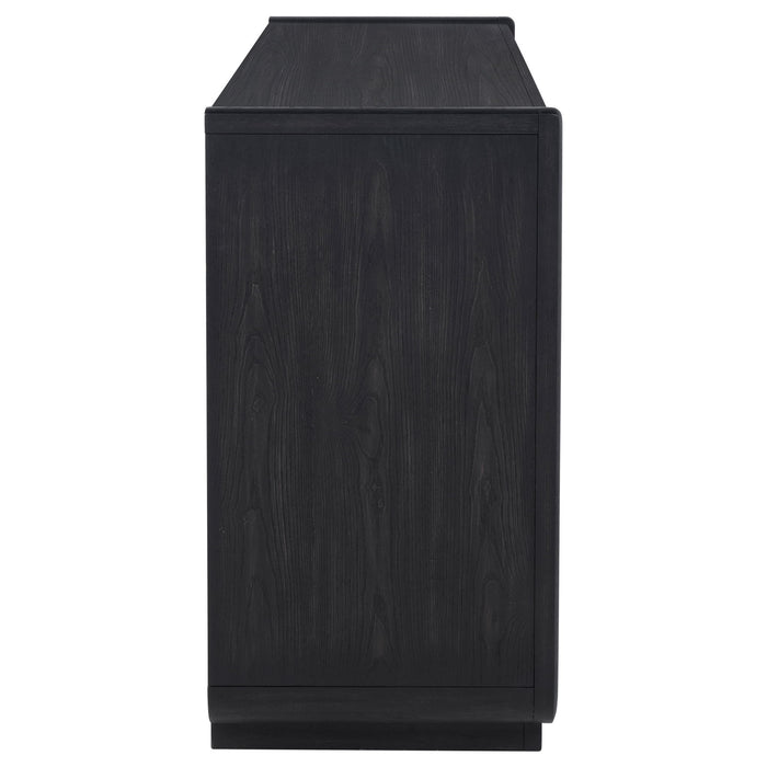 Bangor - 2 Drawer Dining Sideboard Server - Black