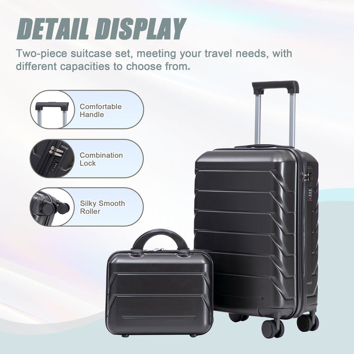 Spinner Luggage Set With Combination Lock