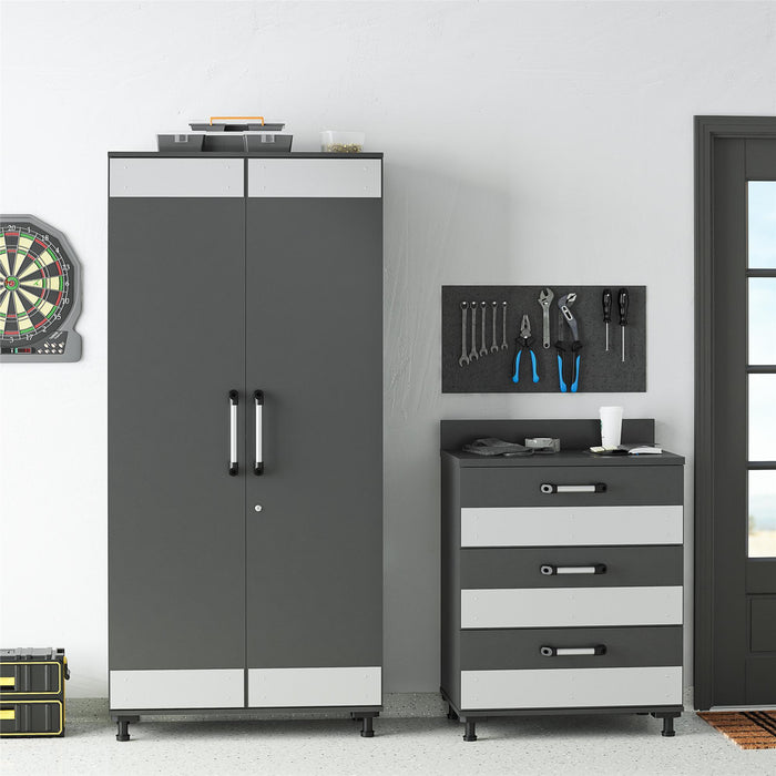 Boss - 3 Drawer Storage Cabinet - Gray