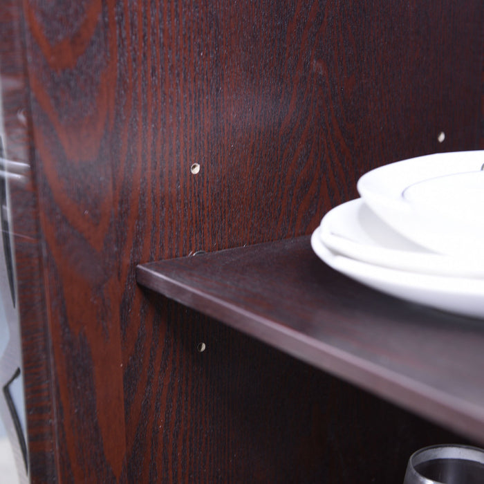 Spacious Sideboard With 3 Doors - Ox Blood Red