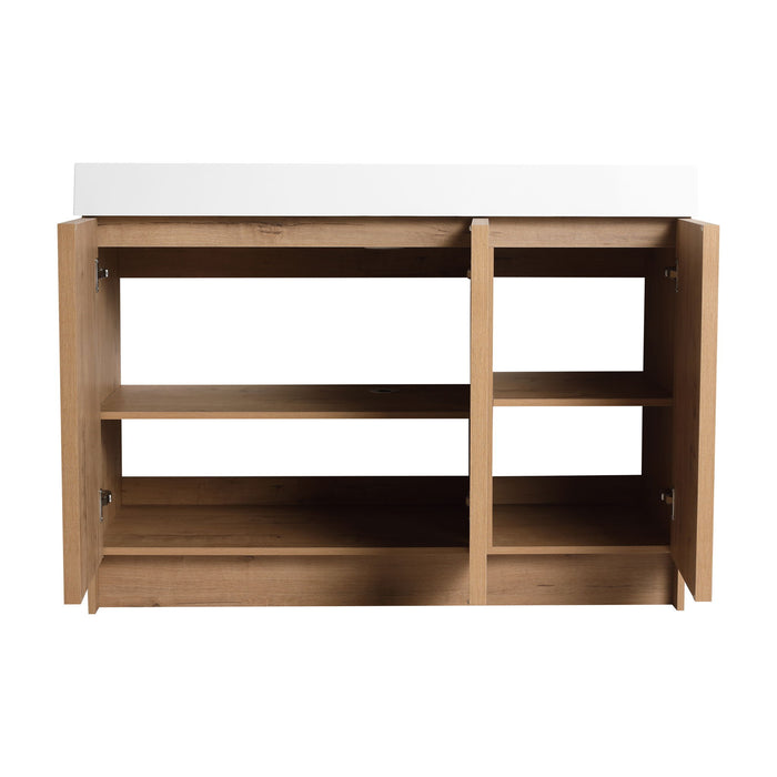 Freestanding Bathroom Vanity With Sink, Soft Close Doors