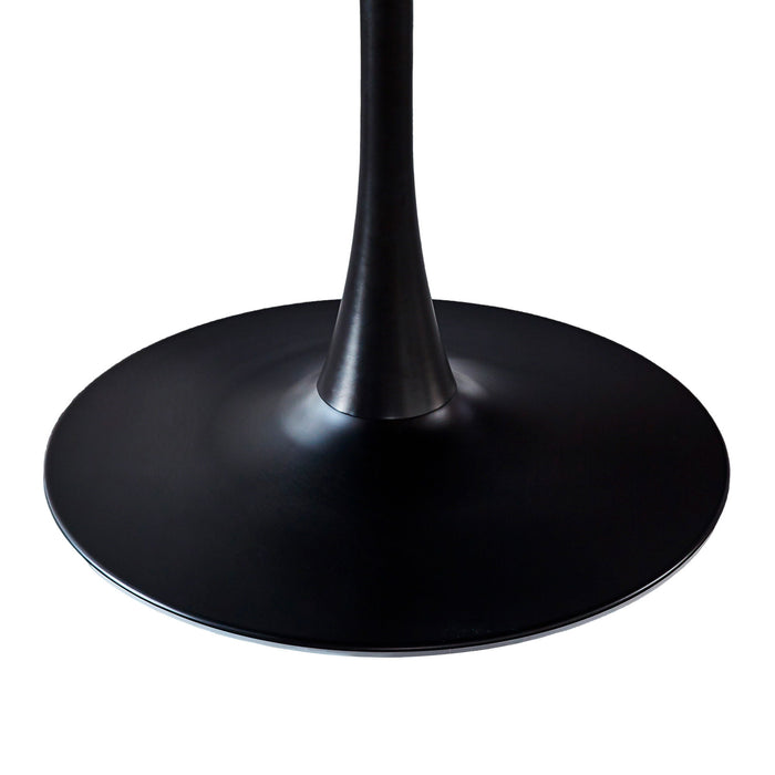 Mid-Century Tulip Dining Table With Round Top