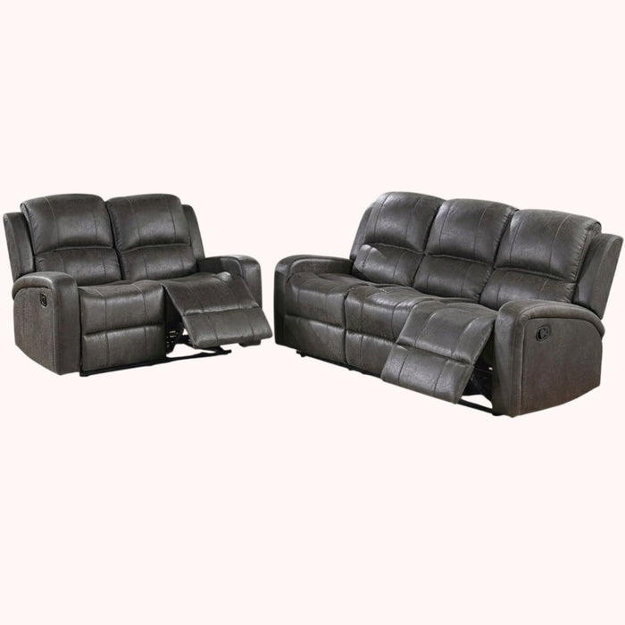 Modern Living Room Set With Square Armrest, Cushion Backrest