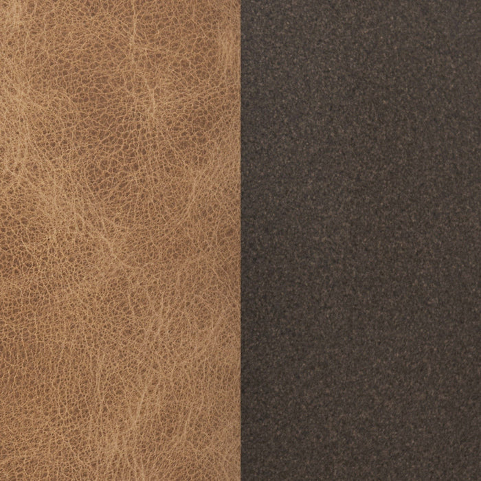 Clair - Leather Round Table