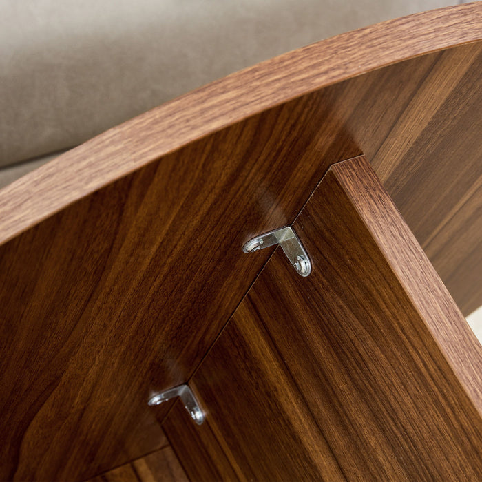 Versatile Round Coffee Table For Various Interior Styles