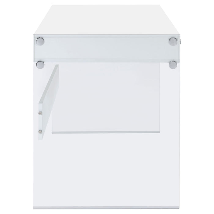 Barretta - 2 Drawer Writing Desk - Gloss White