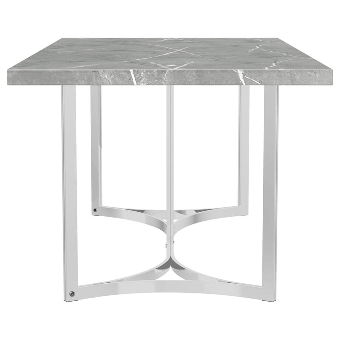 Savona - Rectangular Dining Table - Gray