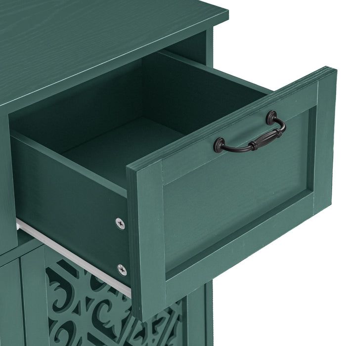 2 Door 2 Drawer Elegant Cabinet