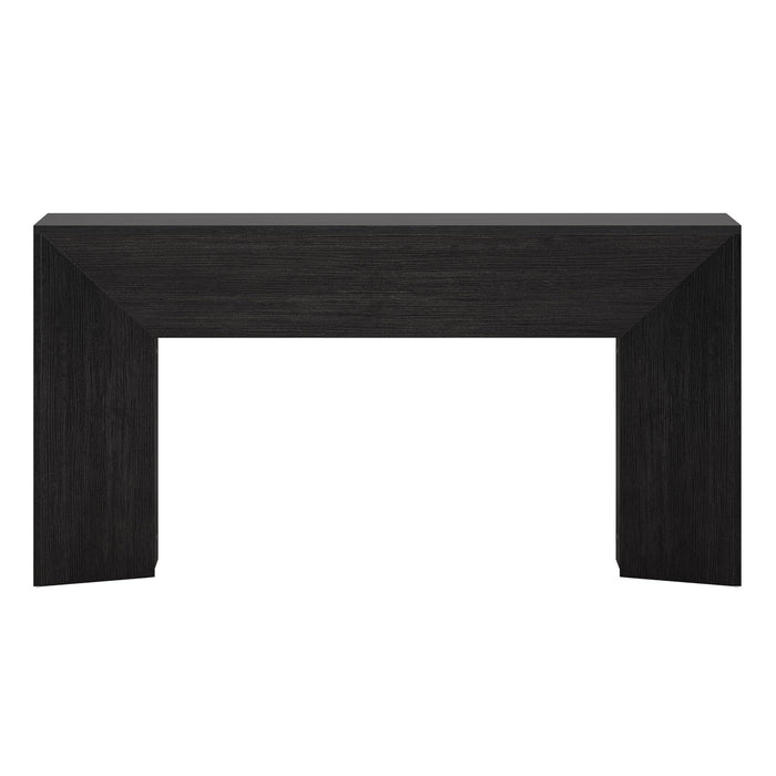 Extra Long Console Table Table Behind Couch For Hallway & Living - Black