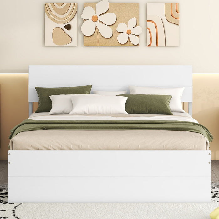 Modern Bed Frame With Headboard And Footboard