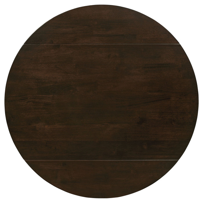 3 Piece Dining Set With Drop Leaf Table And Upholstered Chairs