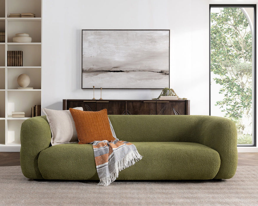 Faris - Upholstered Sofa - Dark Olive