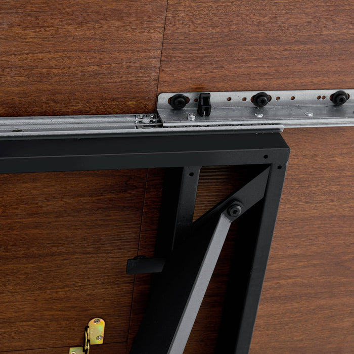 Extendable Round Dining Table - Walnut