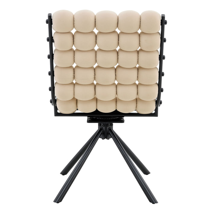 Puffy Bubble, Ball Chain Dining Chairs For Dining Room (Set of 2)