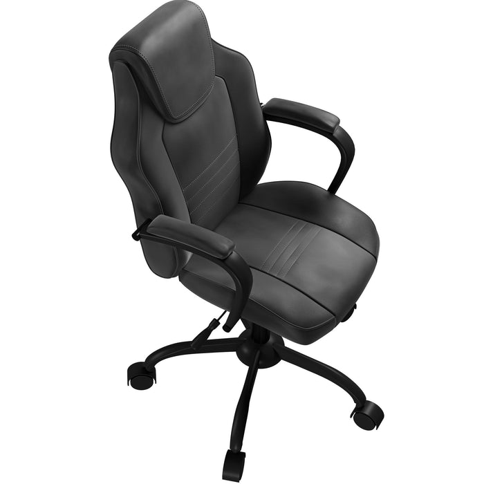 Gaming And Office Chair With Padded Arms, Adjustable Height