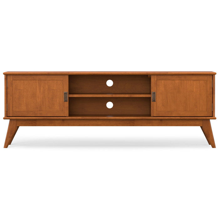 Draper - Handcrafted Mid Century Low TV Media Stand