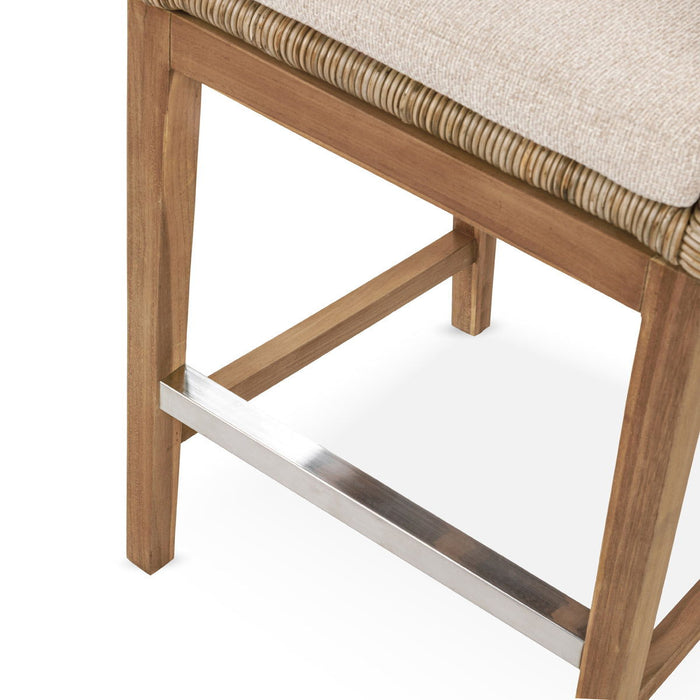 Valerie Outdoor Counter Stool - Natural
