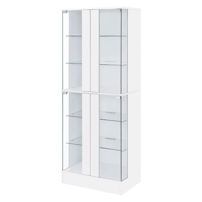 Gilbert - 4 Door LED Curio Display Cabinet