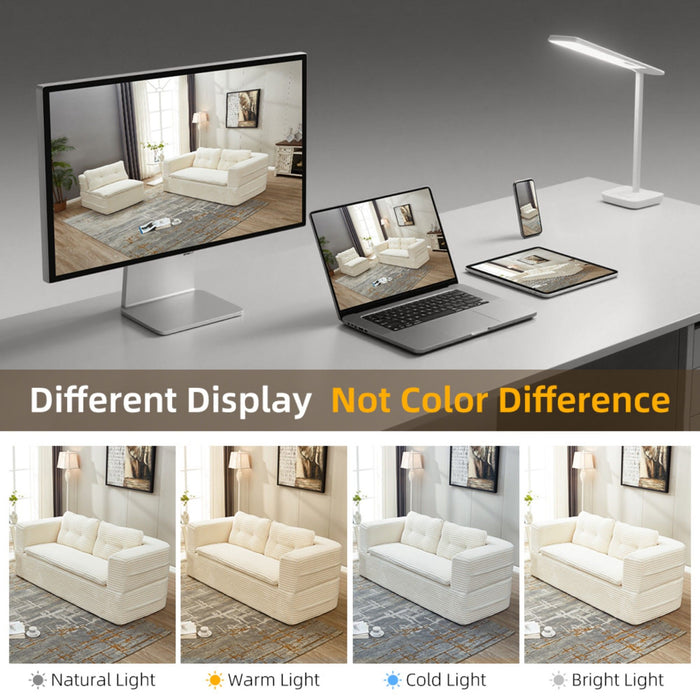 Multi Functional Sectional Sofa Bed With Independent Chaise Lounge And Functional Blanket