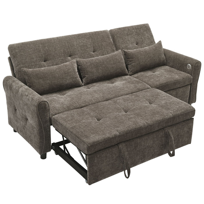 3 Seater Sofa Bed And Reversible Recliner