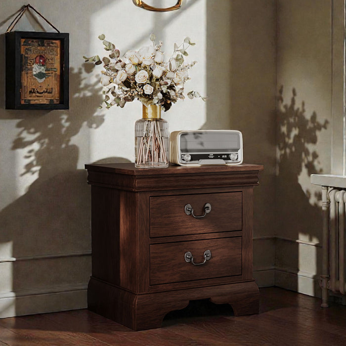 Nightstand With 2 Drawers