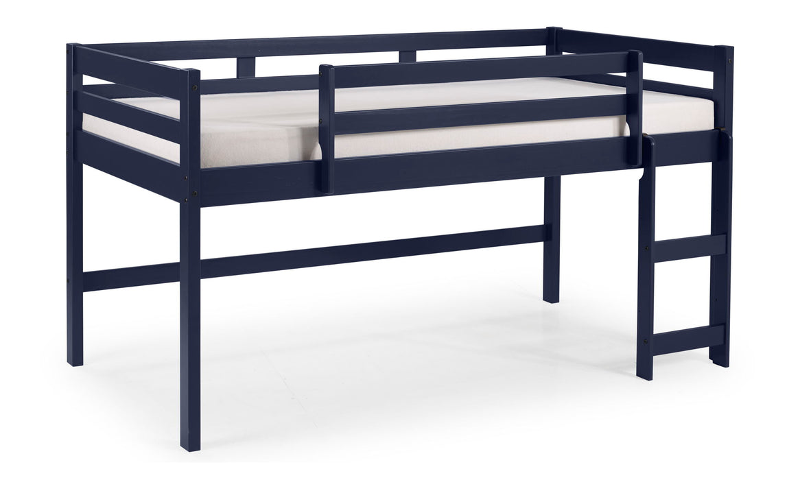 Lara - Twin Loft Bed - Navy Blue