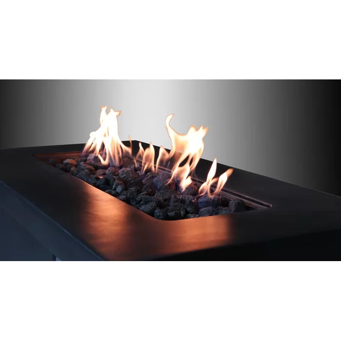 Propane / Natural Gas Outdoor Fire Pit Table - Charcoal