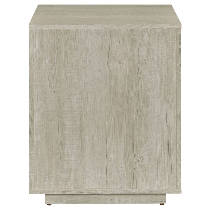 Loomis - 3 Drawer Home Office File Cabinet - White / Gray