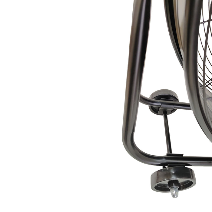 Drum Fan With Pure Copper Wiring Motor And Blades - Black