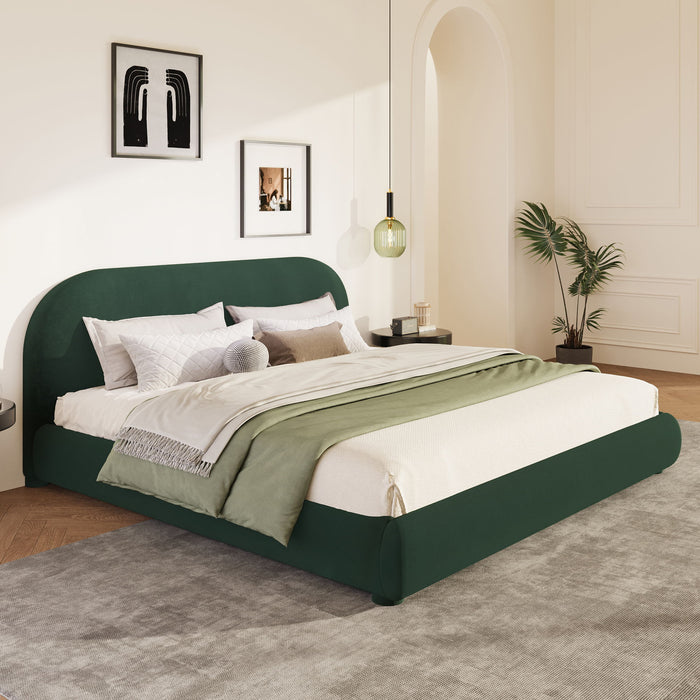 Simple Modern Bedroom Double Upholstered Bed