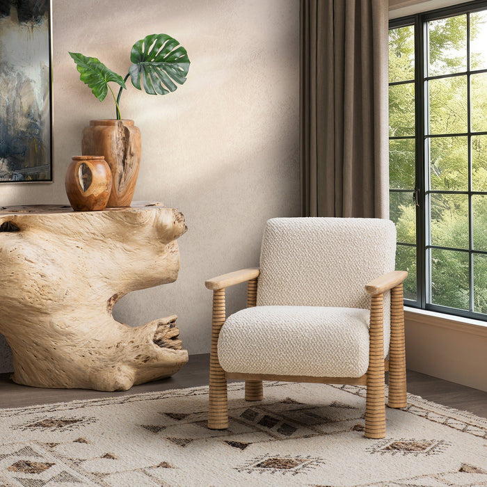 Caprice - Accent Chair - Light Beige / Natural
