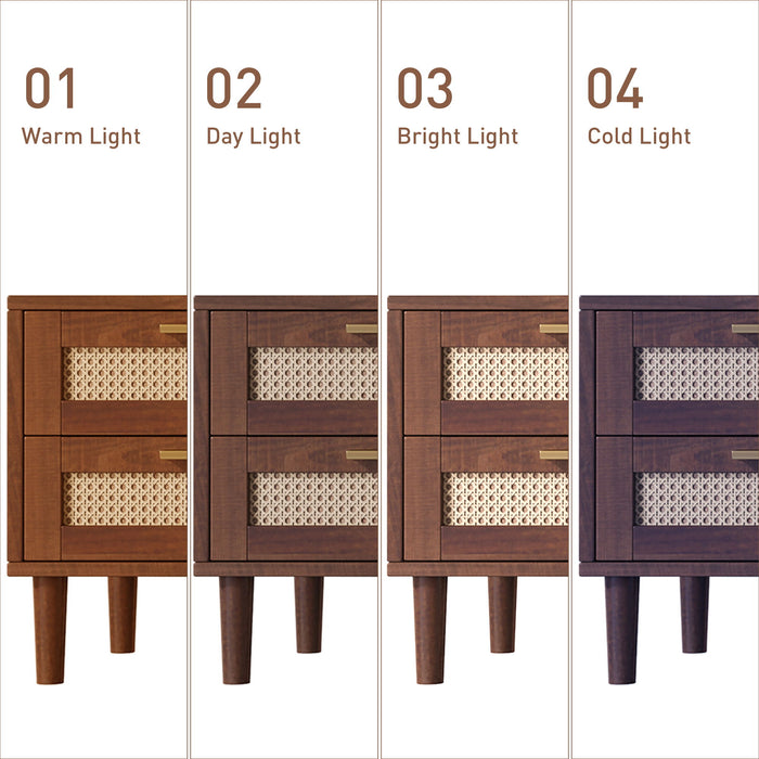 TV Stand, Media Console With 4 Drawers, Soft Closing Hinges - Dark Brown