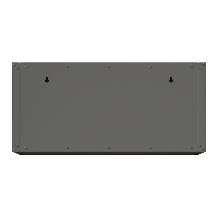 Heavy Duty, Metal Wall Mounted Tool Storage Cabinet Steel Metal Garage Storage Cabinet - Black / Gray