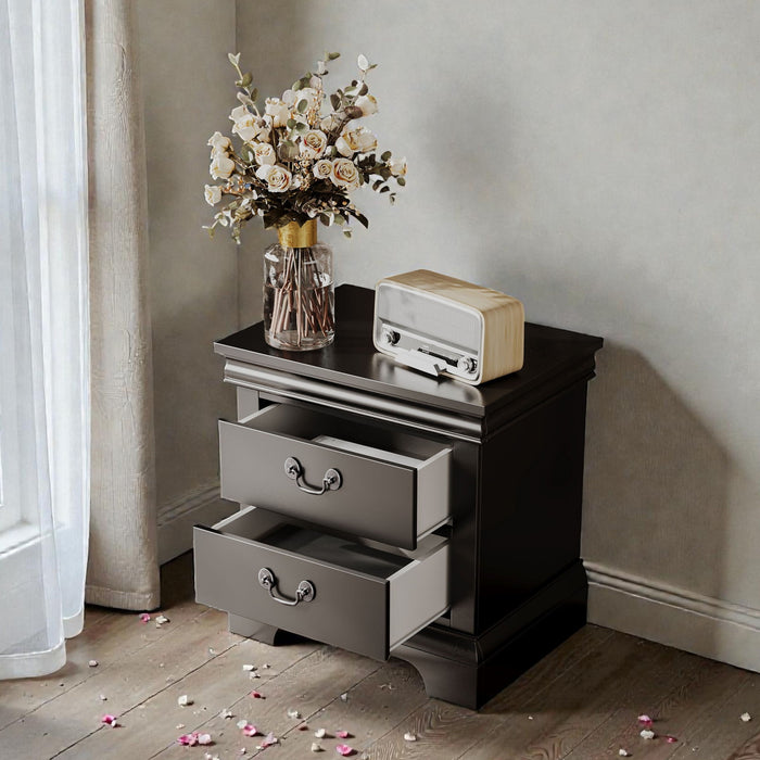 Nightstand With 2 Drawers