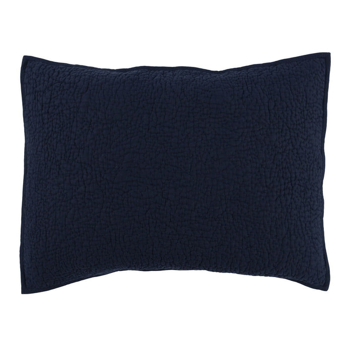 Elara - King Sham - Indigo