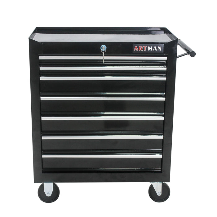 Multifunctional Tool Cart With Wheels And Drawers