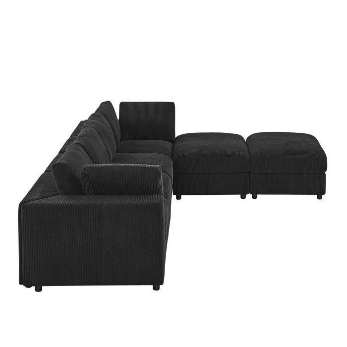 Modern Reversible Modular Sectional