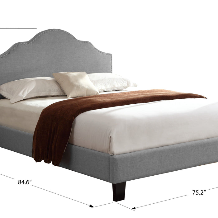 Madison - Upholstered Bed Kit - Light Gray
