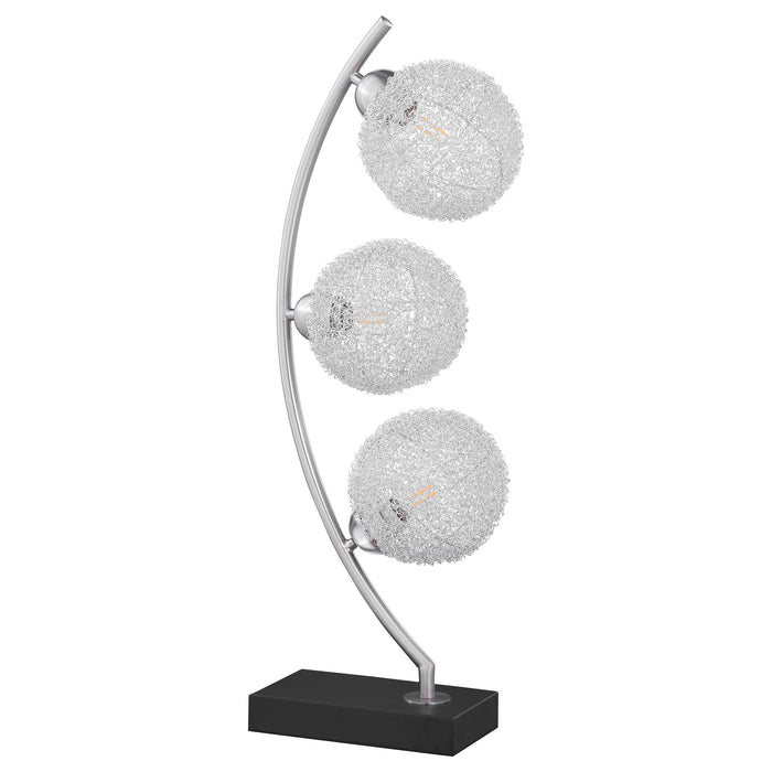 Mcdougal - Spherical Table Lamp With LED Lighting - Black