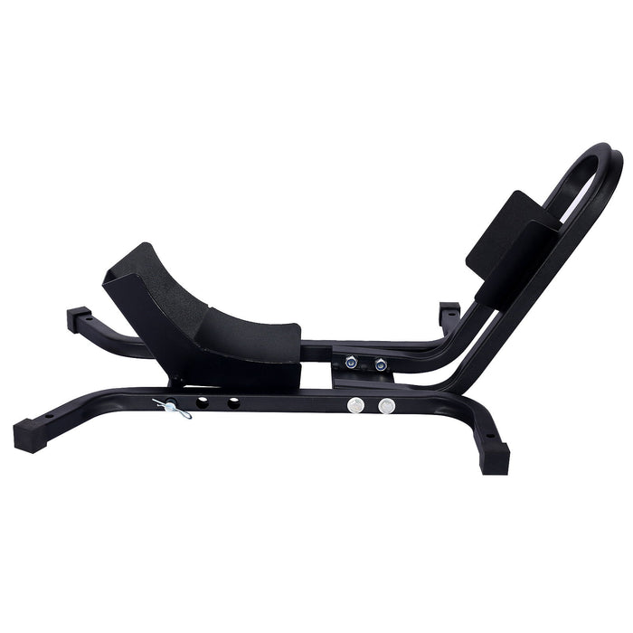 Heavy Duty Motorcycle Front Tire Chock For 17" 21" Wheels Stand 1200 Lbs Capacity - Black